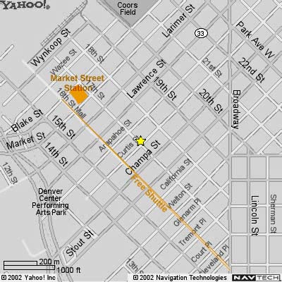 DenverJUG meeting map