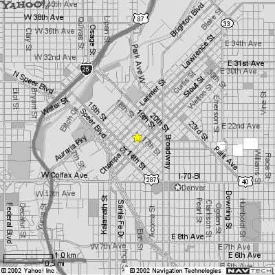 DenverJUG meeting map